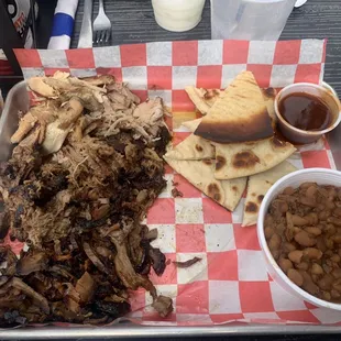 The meat plate, it's awesome