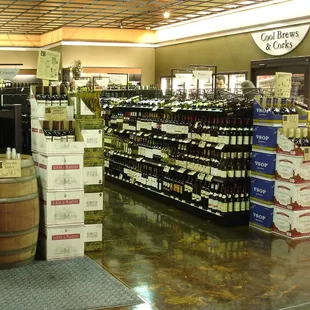 a wine store