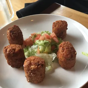 a plate of food on a table