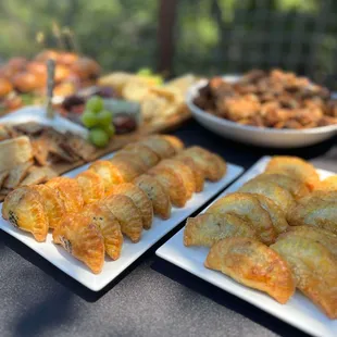 outdoor event empanada servings