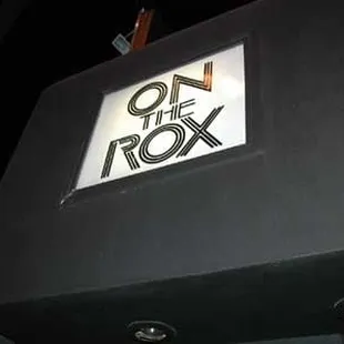 a close up of a sign