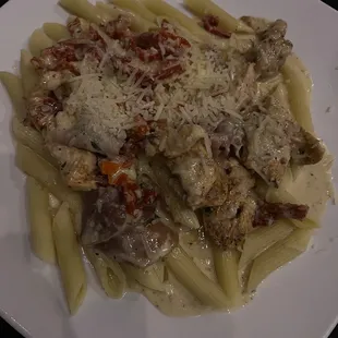 I want to say this was the penne Milano. Very good