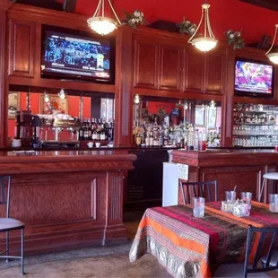 a man sitting at the bar