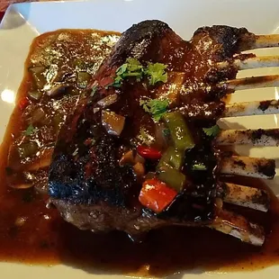 Rack of lamb was perfect!