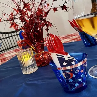 Red, White &amp; Blue summer theme