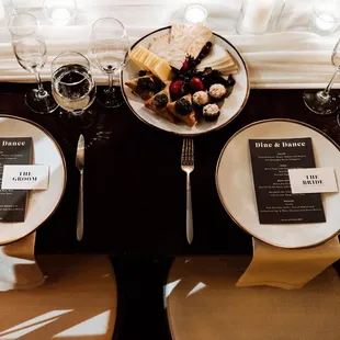 Hors d'oeuvres waiting for us :)