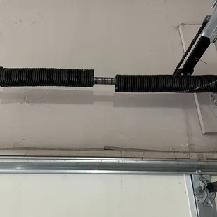 Broken spring - 20 years old. Door would not open.