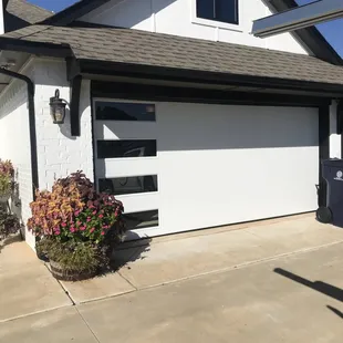 Flush doors with Lites for that modern look