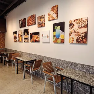 Inside the cafe