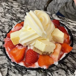 #2- strawberry bingsu