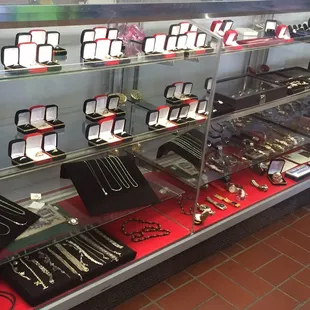 Necklaces, rings, bracelets, watches. Buy Sell Trade