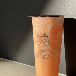 Grapefruit slush
