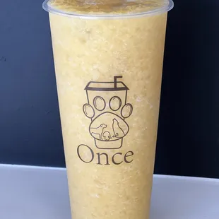 Once Special Mango Green Tea Smoothie