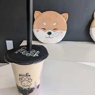 Taro boba milk tea
