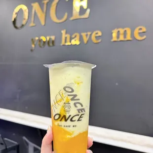 Avocado &amp; Mango Smoothie with aloe