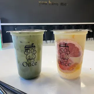 A8 Jasmine Matcha Latte
