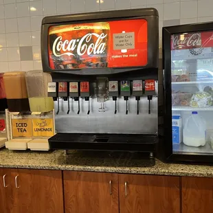 Fill your own drink.