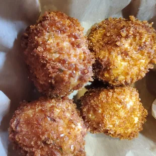 a basket of fried food