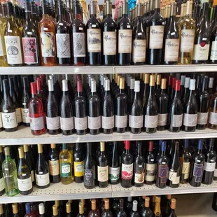 Virginia wine aisle