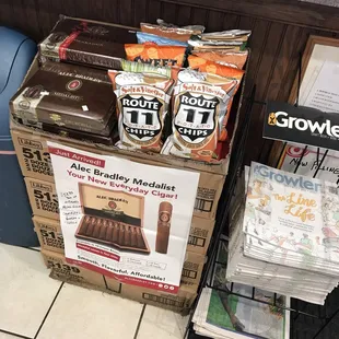 Not a smoker, but they have a variety of cigars and smokes