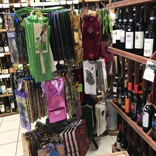 Fun gift bag section