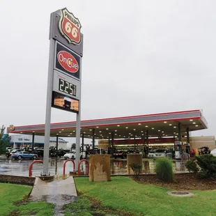  a gas station