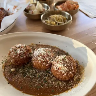 Kimchi arancini