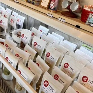 Choices of fresh pasta