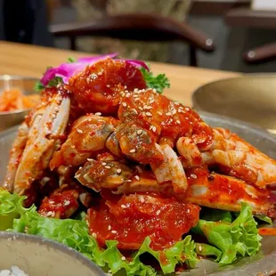 Spicy Marinated Raw Crab