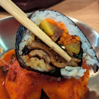 Stir-Fried Pork Gimbap