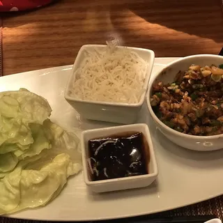 Minced Chicken Lettuce Wrap
