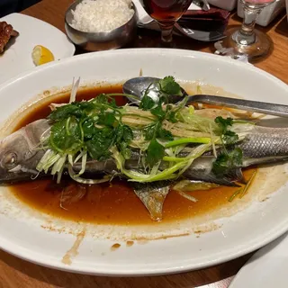 Steamed Fresh Bass