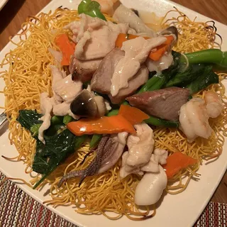 Soy Sauce Pan Fried Noodles