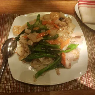 Seafood Chow Fun XO Sauce