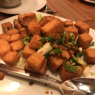 Mini Fried Tofu with Salt and Pepper