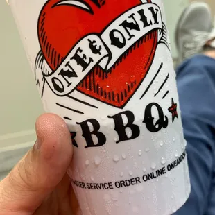 Diet Drink and a take home cup!!! Winner winner!