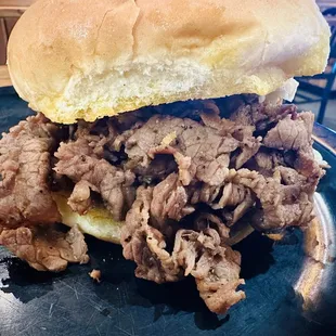 Smoked Sliced Beef Sandwich