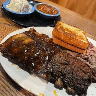 Ribs and 1 Meat Combo
