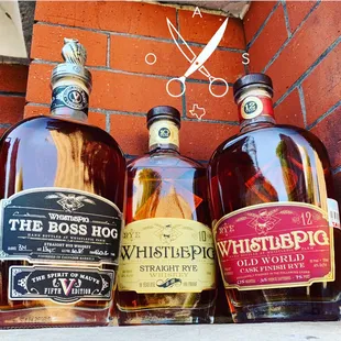 Budget friendly Whistlepig pours &amp; flights.