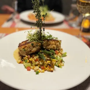 Crab &amp; shrimp cakes