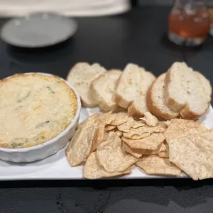 Jalapeño artichoke dip