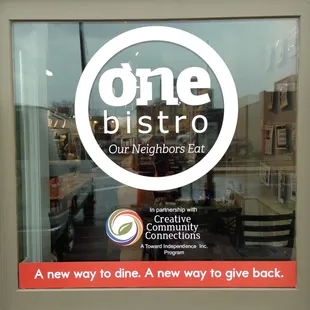 A new way to dine. 
 A new way to give back.