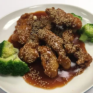 Sesame Crispy Chicken Chinese Dinner