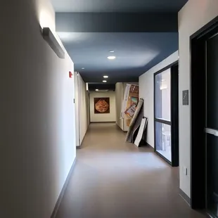 Trash in hallway