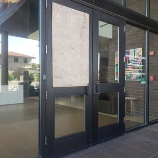Broken door