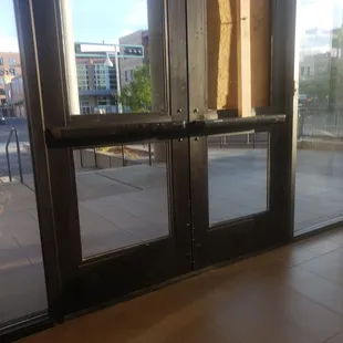 Broken door