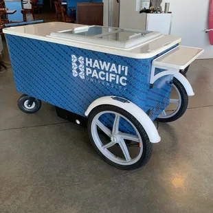 Ice Cream Cart Wrap for Hawaii Pac. University