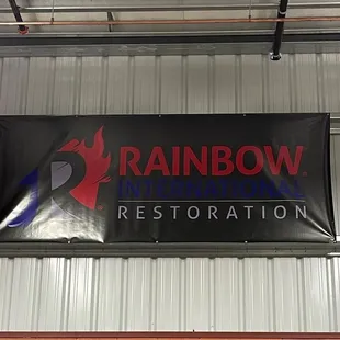 Banner for warehouse