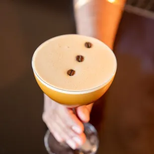 Espresso Martini in the sky
