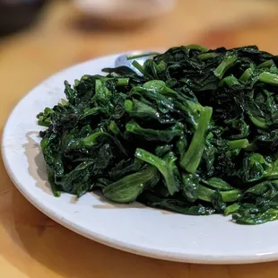 Snow pea leaves